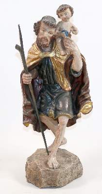 Bild Nr.1: 143-2924 Christophorus.: (Volkskunst, Religiöse Volkskunst)