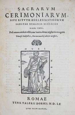 Bild Nr.1: 143-295 Sacrarum cerimoniarum,: (Alte Drucke, Handschriften und Theologie)