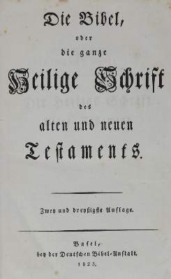 Bild Nr.1: 143-30 Bibel, Die: (Bibeln)