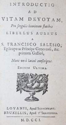 Bild Nr.1: 143-302 Sales,F.: (Alte Drucke, Handschriften und Theologie)