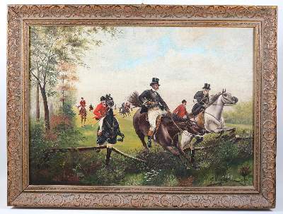 Bild Nr.2: 143-3035 Parforce-Jagd.: (Varia, Jagd)