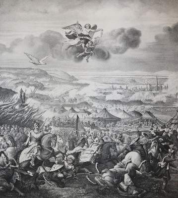 Bild Nr.1: 143-3073 Türkenbelagerung 1683.: (Varia, Militaria, Wien)