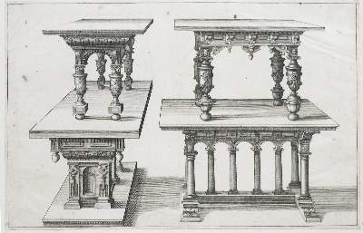 Bild Nr.1: 143-3078 Vredeman de Vries, Hans: (Varia, Möbel)