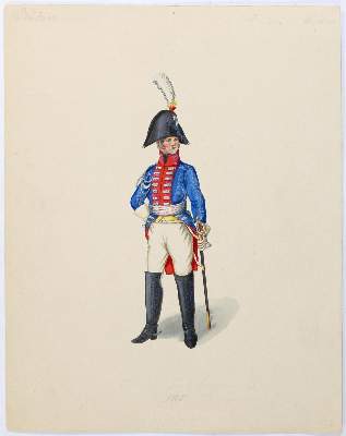Bild Nr.2: 143-3190 Badisches Militär.: (Deutschland, Militaria)