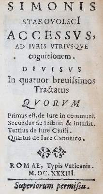 Bild Nr.1: 143-320 Starowolski,S.: (Alte Drucke, Handschriften und Theologie)