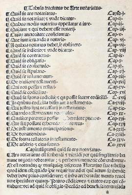 Bild Nr.1: 143-327 Tabula tractatus: (Alte Drucke, Handschriften und Theologie)