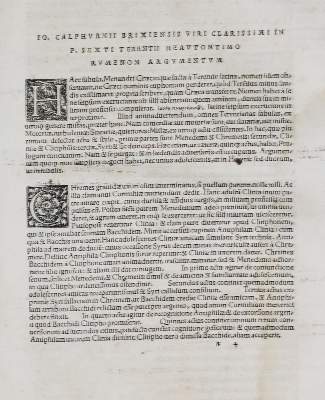 Bild Nr.3: 143-329 Terentius Afer,P.: (Alte Drucke, Handschriften und Theologie)