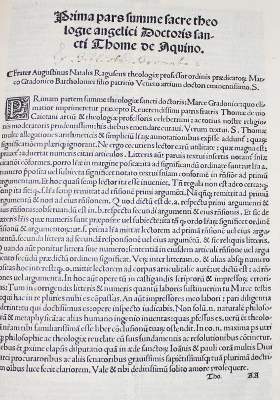 Bild Nr.1: 143-333 Thomas von Aquin.: (Alte Drucke, Handschriften und Theologie)