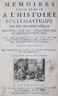 Bild Nr.1: 143-335 Tillemont,L.de.: (Alte Drucke, Handschriften und Theologie)