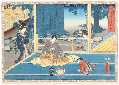 Bild Nr.1: 143-3376 Kunisada, Utagawa: (Ausland, Japan)
