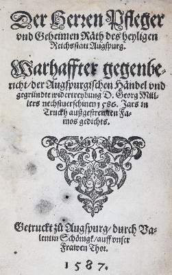 Bild Nr.1: 143-338 (Tradel,G.).: (Alte Drucke, Handschriften und Theologie)