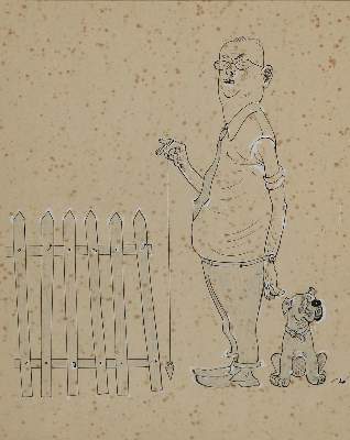 Bild Nr.1: 143-3444 Böckli, Carl: (Ausland, Schweiz, Karikatur)