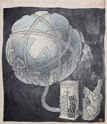 Bild Nr.2: 143-3446 Nef, Jakob: (Ausland, Schweiz, Karikatur)