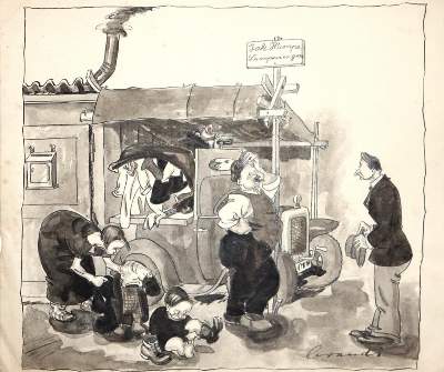 Bild Nr.1: 143-3447 Karikaturen.: (Ausland, Schweiz)
