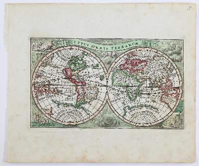 Bild Nr.1: 143-3495 Weltkarte.: (Ausland, Weltkarten)