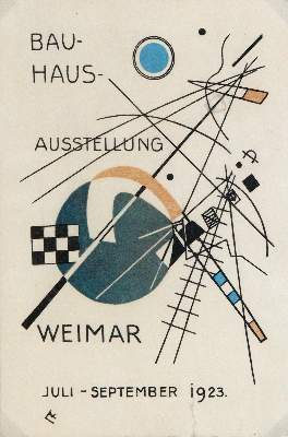 Bild Nr.3: 143-3567 Bauhaus-Postkarten. (Künstlergraphik)