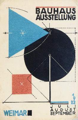 Bild Nr.35: 143-3567 Bauhaus-Postkarten. (Künstlergraphik)