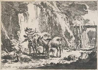 Bild Nr.1: 143-3589 Berghem, Nicolaes: (Künstlergraphik)
