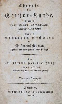 Bild Nr.1: 143-378 Jung(-Stilling),J.H.: (Grenzwissenschaften und Okkultismus)