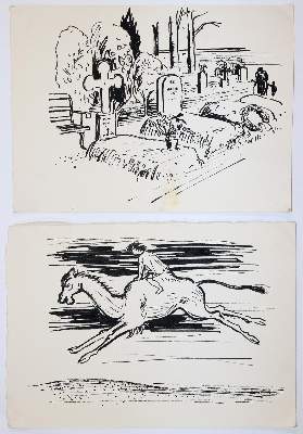Bild Nr.2: 143-3798 Illustrationen.: (Künstlergraphik, Fechter-Claeys)
