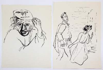 Bild Nr.3: 143-3798 Illustrationen.: (Künstlergraphik, Fechter-Claeys)