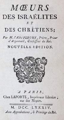 Bild Nr.1: 143-384 Fleury,(C.).: (Judaica)