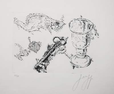 Bild Nr.1: 143-3869 Grass, Günter: (Künstlergraphik)