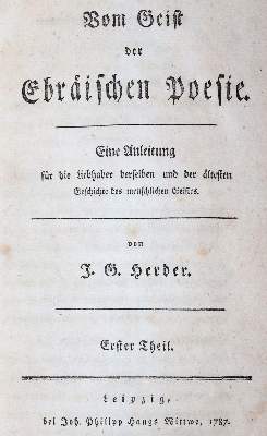 Bild Nr.1: 143-387 Herder,J.G.: (Judaica)
