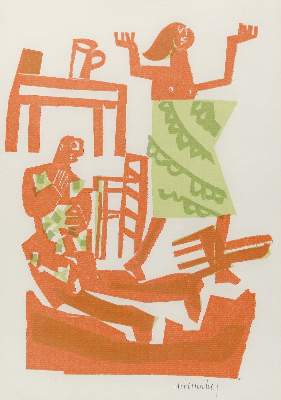 Bild Nr.1: 143-3876 Grieshaber, HAP (109-1981).: (Künstlergraphik)