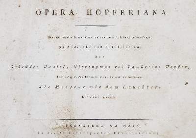 Bild Nr.3: 143-3921 Hopfer.: (Künstlergraphik)