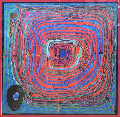 Bild Nr.2: 143-3926 Hundertwasser, Friedensreich: (Künstlergraphik)
