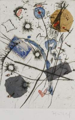 Bild Nr.2: 143-3927 Hussel, Horst: (Künstlergraphik)