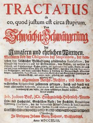 Bild Nr.1: 143-393 Beck,J.J.: (Juridica und Kriminologie)