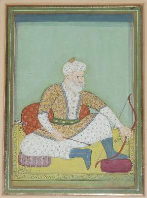 Bild Nr.2: 143-3935 Miniaturmalerei.: (Künstlergraphik, Indien)