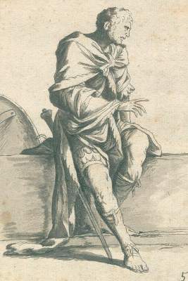 Bild Nr.1: 143-3937 Italienischer Meister um 1700.: (Künstlergraphik, Italien, Zeichnungen)