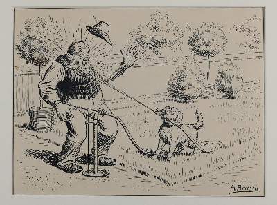 Bild Nr.2: 143-3972 Brasch, Hans: (Künstlergraphik, Karikatur)