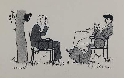 Bild Nr.12: 143-3973 Caspari, Walther: (Künstlergraphik, Karikatur)