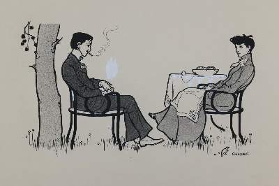 Bild Nr.13: 143-3973 Caspari, Walther: (Künstlergraphik, Karikatur)
