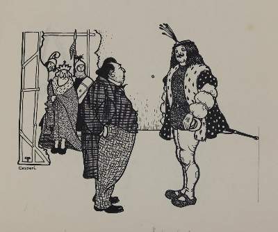 Bild Nr.7: 143-3974 Caspari, Walther: (Künstlergraphik, Karikatur)