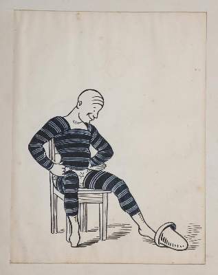 Bild Nr.4: 143-3975 Clown.: (Künstlergraphik, Karikatur)
