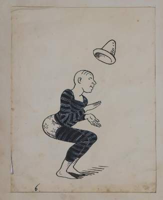 Bild Nr.5: 143-3975 Clown.: (Künstlergraphik, Karikatur)