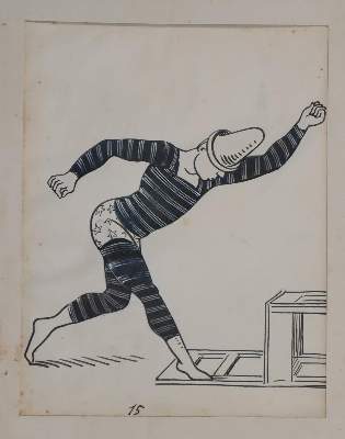 Bild Nr.9: 143-3975 Clown.: (Künstlergraphik, Karikatur)