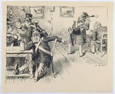 Bild Nr.1: 143-3987 Grätz, Theodor: (Künstlergraphik, Karikatur)