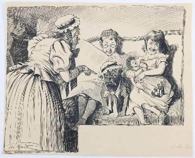 Bild Nr.4: 143-3987 Grätz, Theodor: (Künstlergraphik, Karikatur)