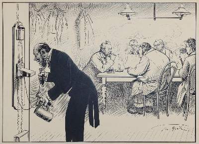 Bild Nr.6: 143-3989 Grätz, Theodor: (Künstlergraphik, Karikatur)