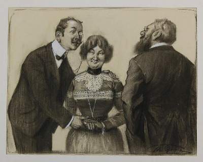 Bild Nr.7: 143-3989 Grätz, Theodor: (Künstlergraphik, Karikatur)