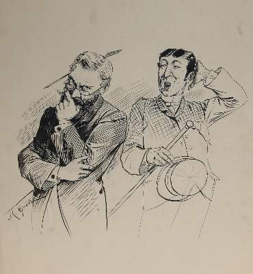 Bild Nr.5: 143-3991 Grätz, Theodor: (Künstlergraphik, Karikatur)