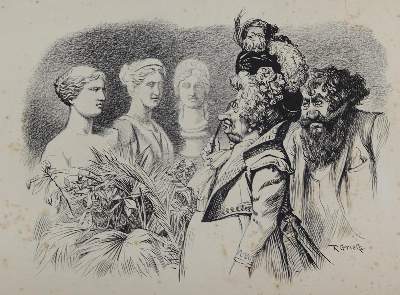 Bild Nr.7: 143-3993 Grieß, Rudolf: (Künstlergraphik, Karikatur)