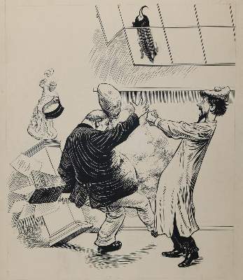 Bild Nr.12: 143-3994 Grieß, Rudolf: (Künstlergraphik, Karikatur)