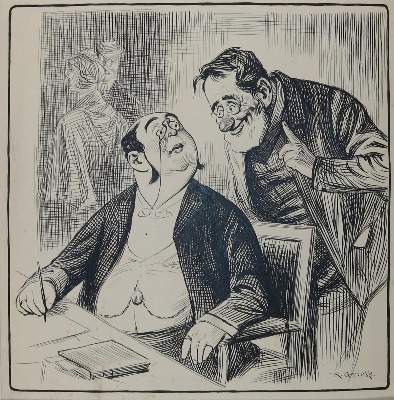Bild Nr.3: 143-3994 Grieß, Rudolf: (Künstlergraphik, Karikatur)